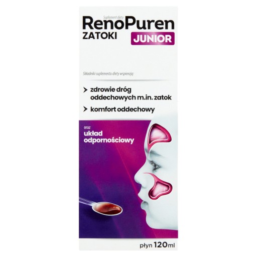 Renopuren Zatoki Junior, płyn, 120 ml