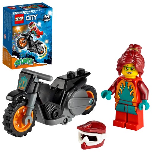 LEGO CITY STUNTZ 60311 OGNISTY MOTOCYKL KASKADERSKI FREYA, NOWY