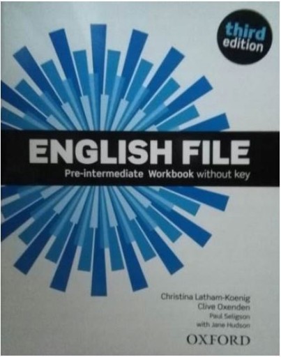 English File 3 Edition Pre-intermediate Workbook