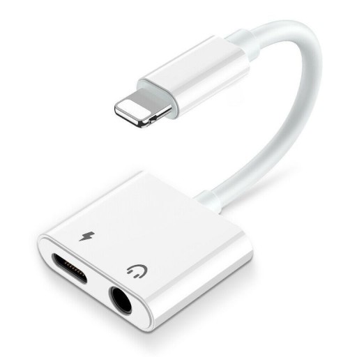 Adapter Iphone przejściówka jack 3,5mm +ładowanie