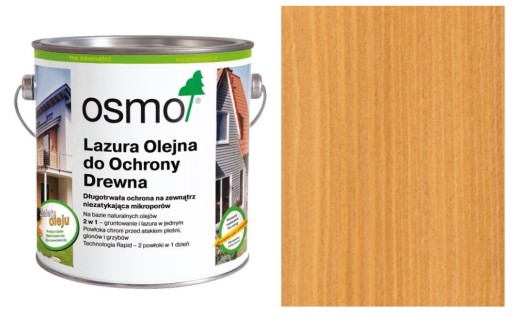 LAZURA OLEJNA OSMO do tarasów 125 ml modrzew 702