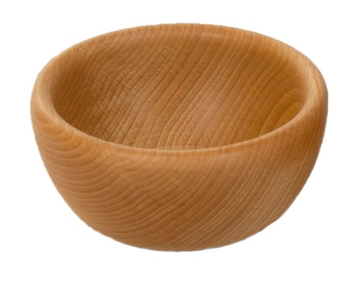 MISKA DREWNIANA bukowa 14cm pojemnik na owoce