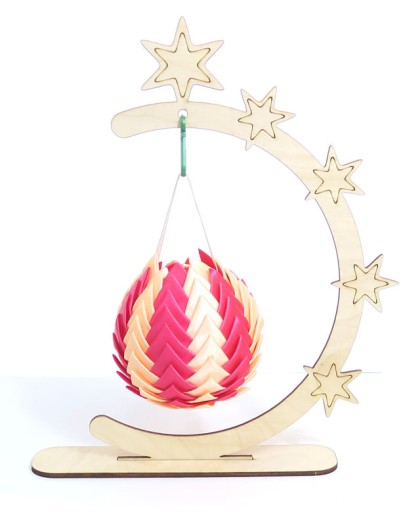 CHOINKA STOJAK NA BOMBKĘ do 15cm DECOUPAGE DX89