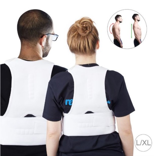 KOREKTOR WAD POSTAWY pas PROSTE PLECY magnesy L XL