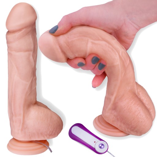 DUŻY PENIS Największy Wibrator SEX DILDO XXL 25 cm