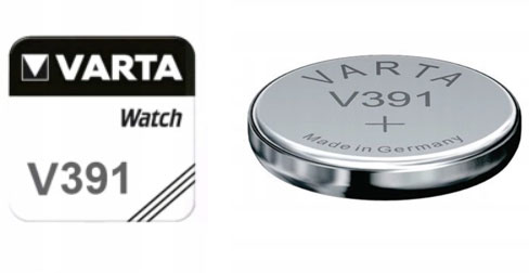 BATERIA DO ZEGARKA ZEGARKOWA VARTA 391 1,55V
