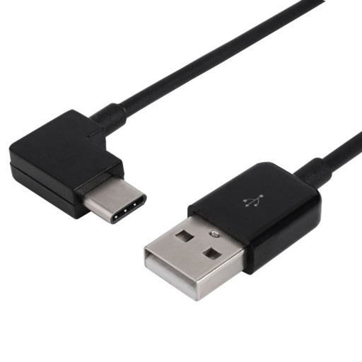 Kabel Kątowy USB 3.1 USB-C typ C do USB 2.0 0,2M