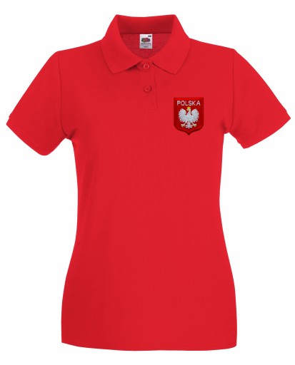 DAMSKA KOSZULKA POLO POLÓWKA POLSKA ORZEŁ r. S