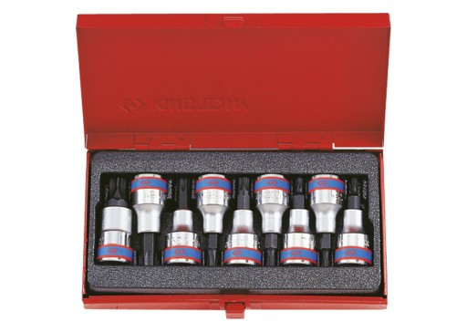 ZESTAW NASADEK Z KOŃCÓWKĄ TORX 1/2'' T20 - T60