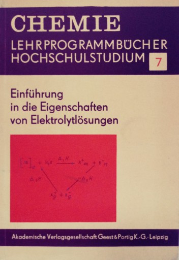 Einfuhrung in die Eigenschaften Elektrolytlosungen