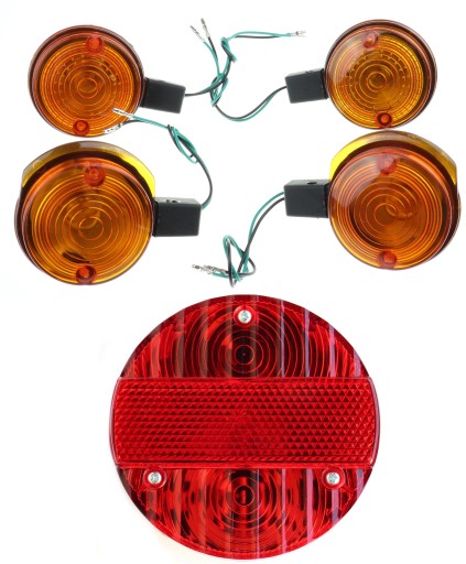 MZ ETZ SIMSON lampa tył tylna okrągła kierunki kie