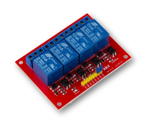 Moduł przekaźników Realy 4 opti ARDUINO RPi