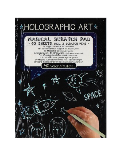 WYDRAPYWANKA zdrapka do wydrapywania HOLOGRAPHIC 5