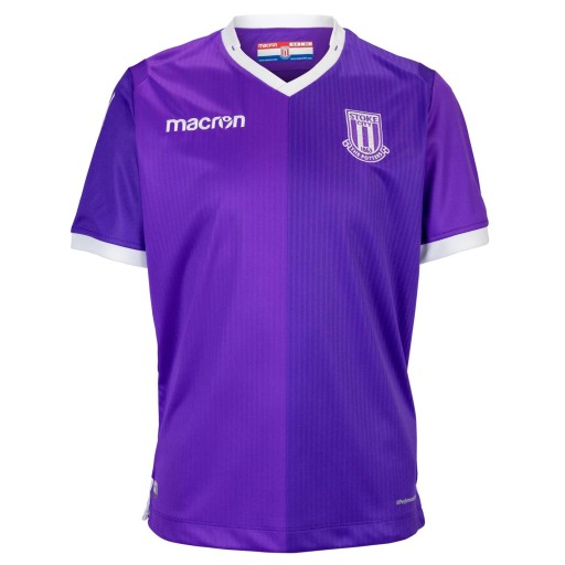 B5138 Macron Stoke City Away TShirt 18-19 JUNIOR M