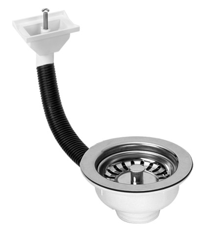 MCALPINE Spust zlew 1.1/2″x113mm z sitem FSW50PDR