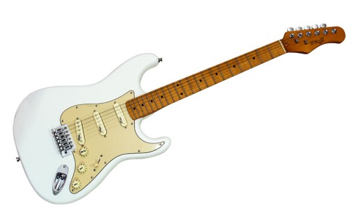 Piękna gitara elektryczna vintige stratSonic White