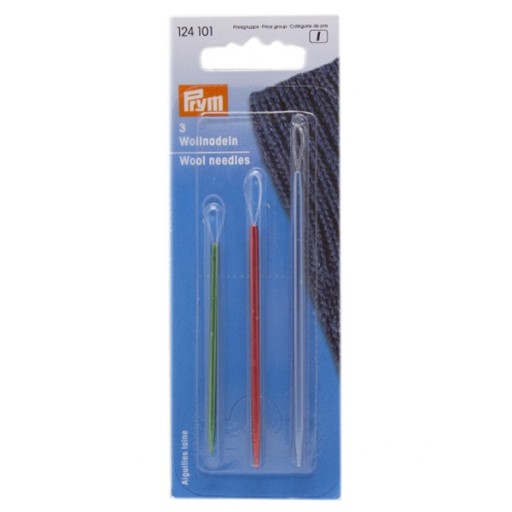 Igły aluminiowe do wełny włóczki PRYM 124 101 3szt