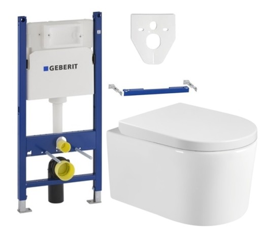 GEBERIT BASIC STELAŻ WC+ MEXEN SOFIA MISKA DESKA