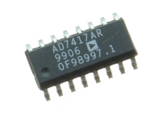 AD7417AR, 4 x A/C + temperatura, SMD