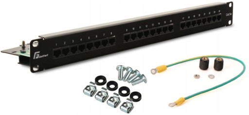 PATCH PANEL PATCHPANEL RACK 19' 5e 24p UTP GETFORT