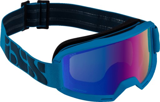 Gogle Rowerowe IXS Hack Racing Blue Cobalt Mirror