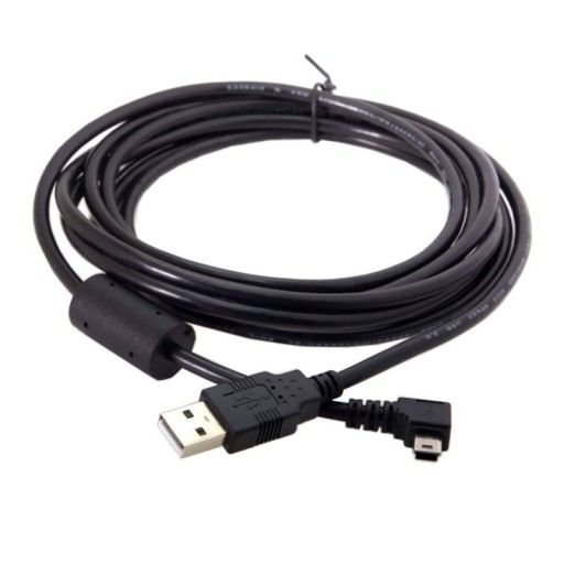 Kabel Kątowy Mini USB MiniUSB do USB PRAWY 3M
