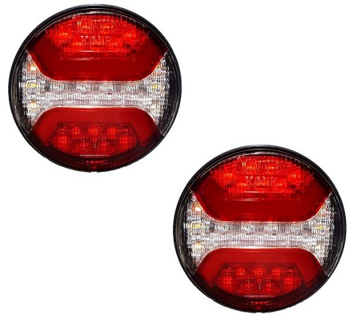 LAMPY LED ZESPOLONE TYLNE NEON BUS PRZYCZEPA PARA