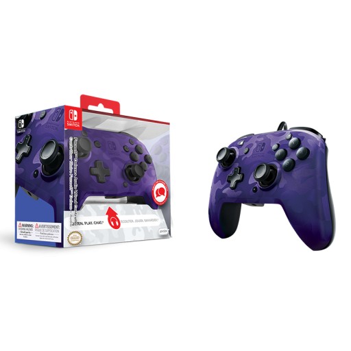 PDP SWITCH Pad przewodowy Delux+ CAMO FIOLETOWY