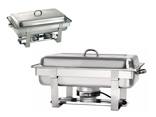 PODGRZEWACZ STOŁOWY NA PASTĘ INOX GN 1/1 + GRZAŁKA