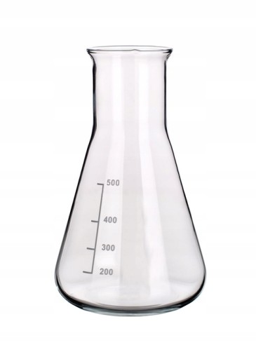 Kolba Erlenmeyera 2000 ml stożkowa SZEROKĄ SZYJKA