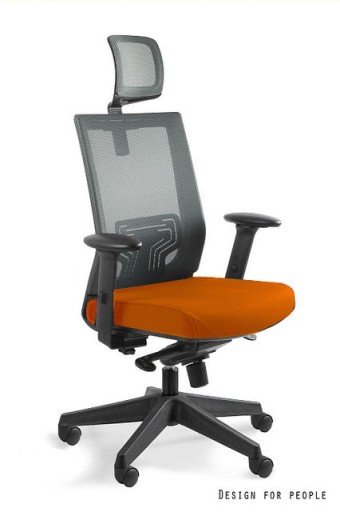 Fotel biurowy obrotowy Nez mandarin Unique