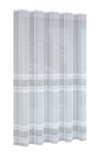 PIĘKNA BIAŁA FIRANKA ŻAKARDOWA wys.160cm 34511