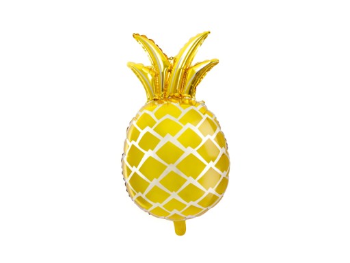 Balon foliowy metalizowany złoty Ananas 38x63cm
