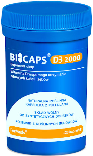 FORMEDS BICAPS WITAMINA SŁOŃCA D-3 2000IU 120KAPS