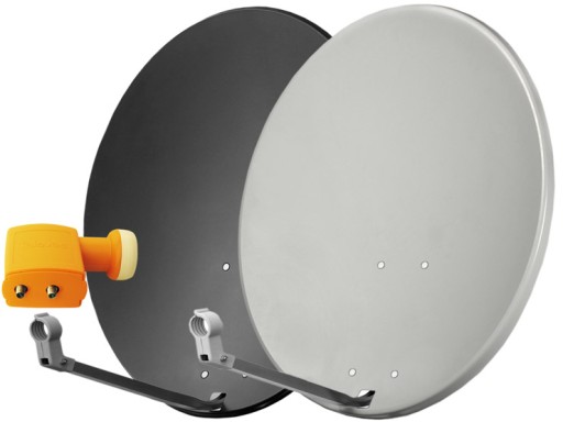 ANTENA SATELITARNA CORAB 90 cm +konw. TWIN TELEVES