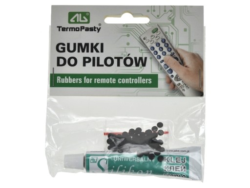 AGT-021 Gumki do pilotów z klejem pilot 100szt gumek + klej