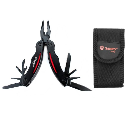 Multitool scyzoryk GANZO G109 9 funkcji RED