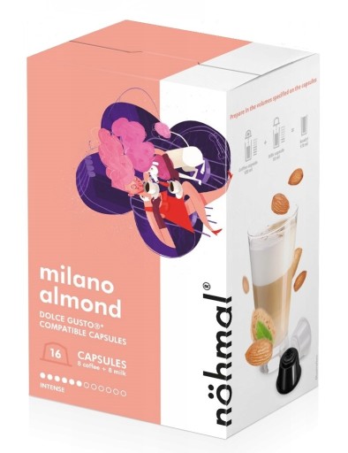 Rene kapsułki DOLCE GUSTO Nohmal Milano Almond