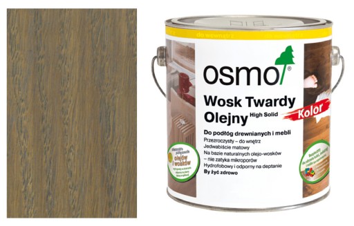Olej WOSK TWARDY OLEJNY Osmo 0,75L grafit