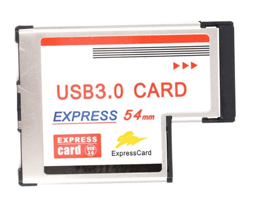 Kontroler Adapter Express Card USB3.0 2 porty 54mm
