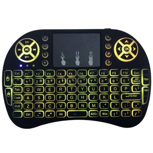 KLAWIATURA BEZPRZEWODOWA PODŚWIETLANA RGB i8 SMART