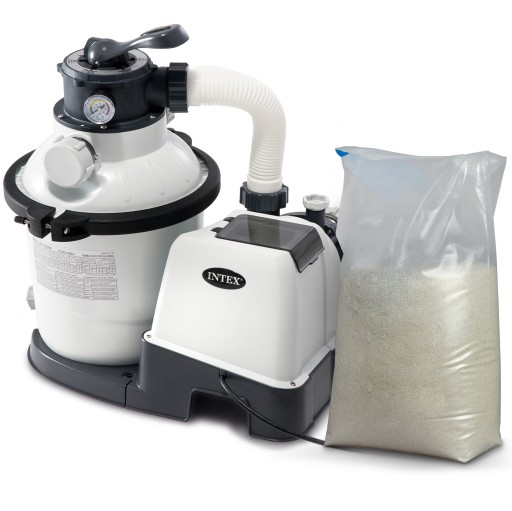POMPA PIASKOWA 5700 l/h +PIASEK 25KG INTEX 26644GS