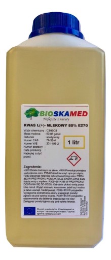 KWAS MLEKOWY 80% 1 litr Spożywczy BIOSKAMED