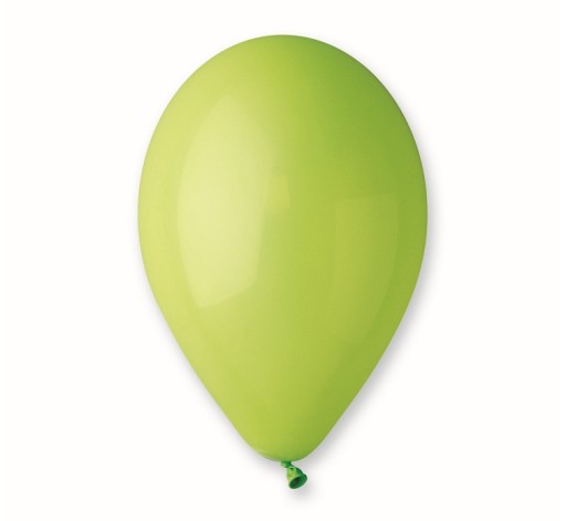 BALONY PASTELOWE ZiELONE ROCZEK Urodziny 10 szt