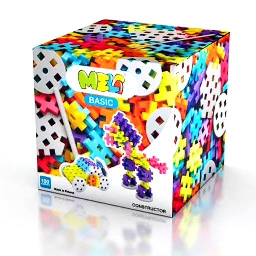 Klocki Meli BASIC Constructor 100 polskie klocki