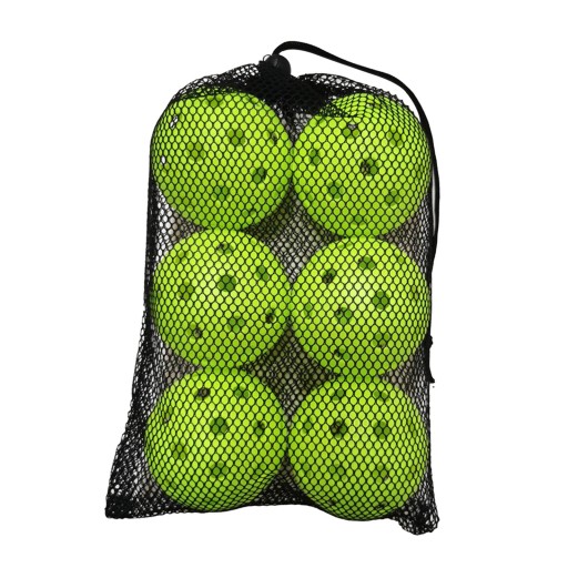6 sztuk piłek Pickleball 40 otworów, rekreacyjna pusta piłka, marynowana z