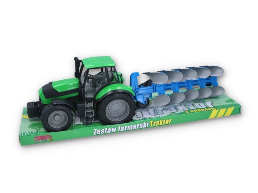 TRAKTOR Z MASZYNĄ PŁUG 11T