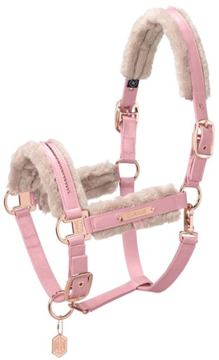 Kantar z futerkiem Eskadron Glamslate FauxFur pearl rose r. X-Full.