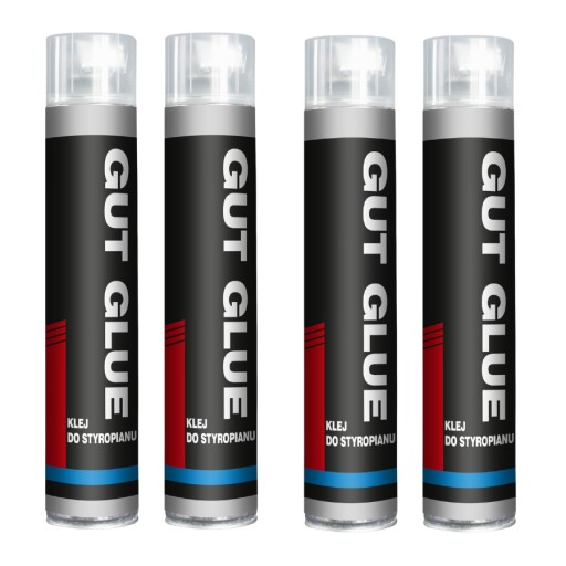 PIANKA KLEJ DO STYROPIANU STYRODURU I BLACHY EPS XPS 750 ml 4 szt