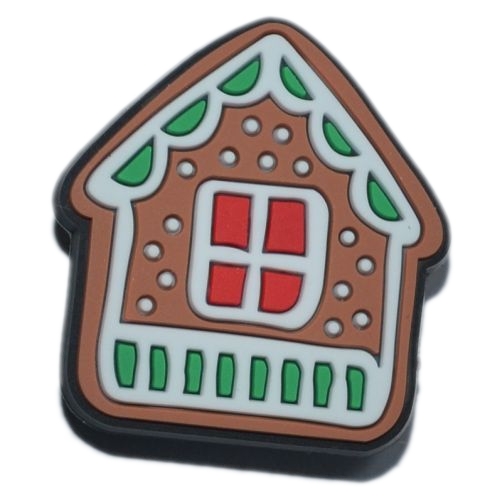 Święta - Przypinka do butów - Chatka piernik 5395